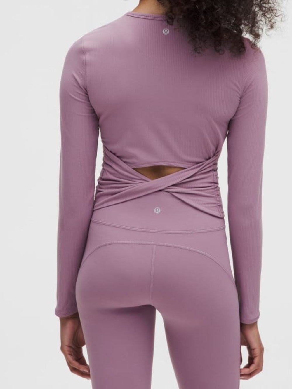 lululemon athletica long sleeve in Mauve